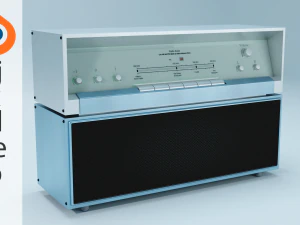 오디오 시스템 3D 모델