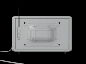 Radio vintage Modèle 3D
