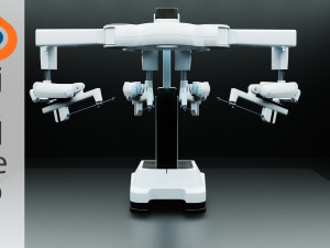 Surgical Robotic System da Vinci 3D Model