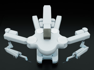 Surgical Robotic System da Vinci Modelo 3D