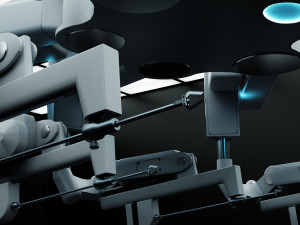 Surgical Robotic System da Vinci Modelo 3D