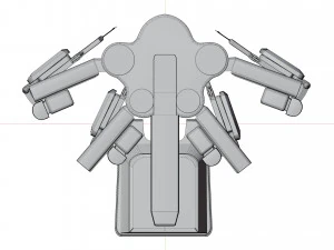 Surgical Robotic System da Vinci 3D Model