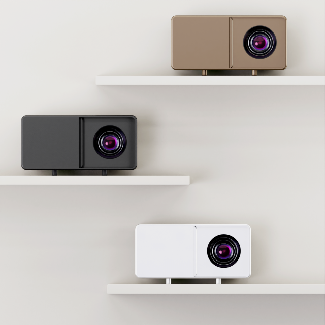 Projectors 3 units 3D Модель .c4d .max .obj .3ds .fbx .stl .blend 