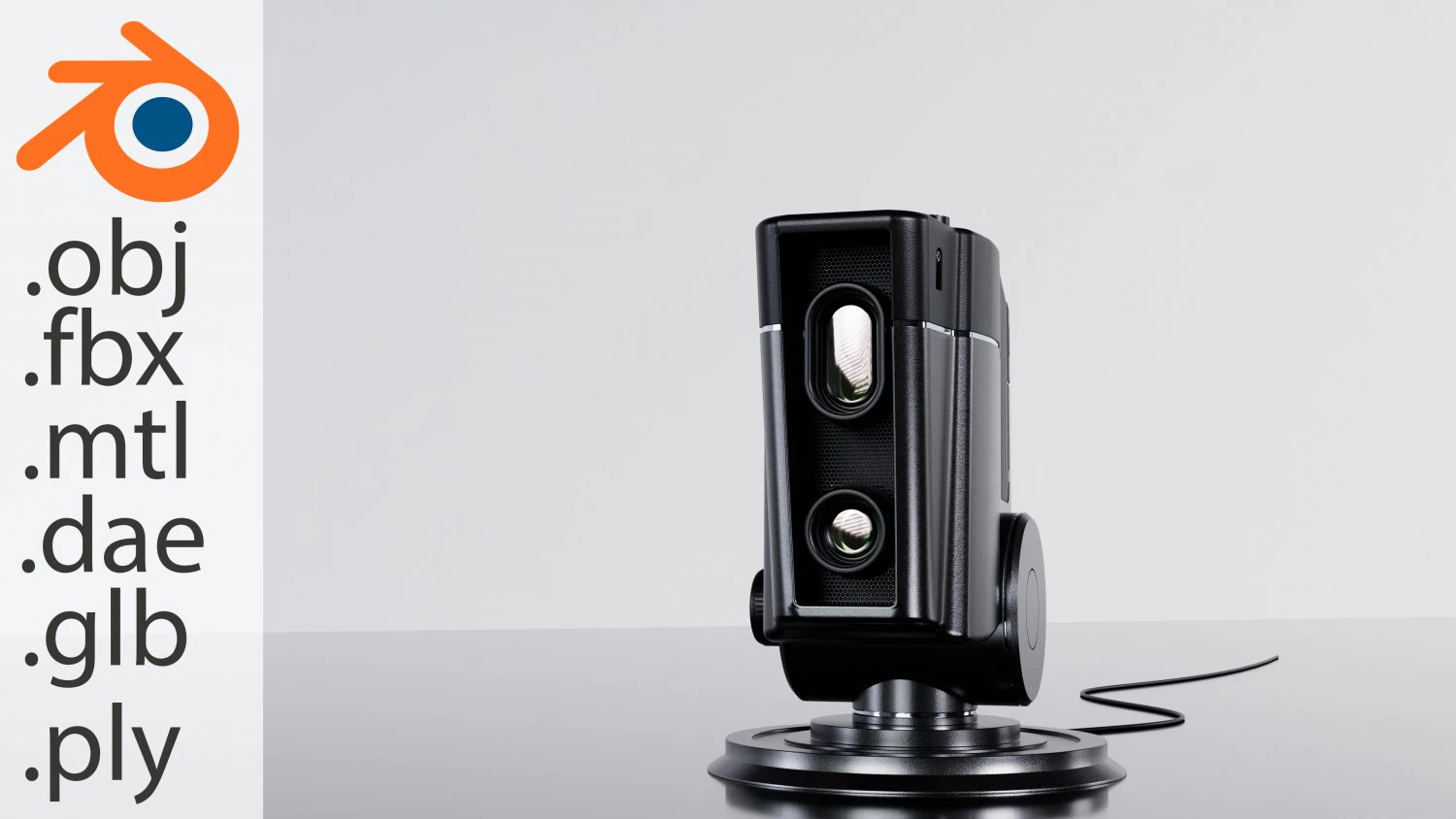 Sci-Fi Rangefinder 3D Model .c4d .max .obj .3ds .fbx .stl .blend 