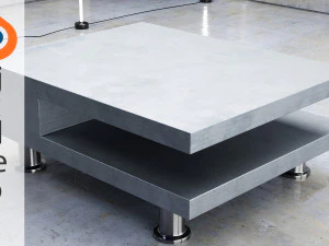 Mesa Metálica Modelo 3D