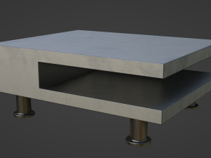 Metal Table 3D Model