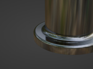 Metal Table 3D Model