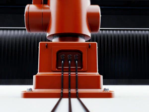 Welding Industrial Robot 3D Model