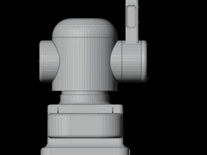 Welding Industrial Robot 3D Model