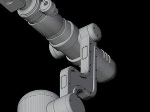 Welding Industrial Robot 3D Model