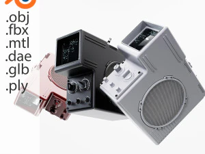 古いテレビ 3Dモデル