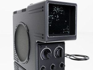 Old TV Modello 3D