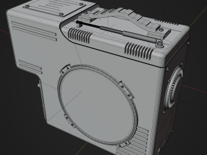 Old TV Modello 3D
