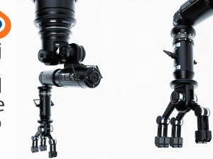 Industrial Robot 3D Model