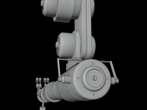 Industrial Robot Model 3D