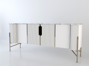 Wooden slide board 3D Модель