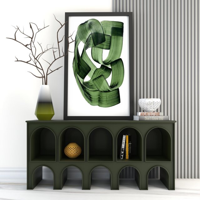 GP Sideboard 2 3D Model .c4d .max .obj .3ds .fbx .stl .blend