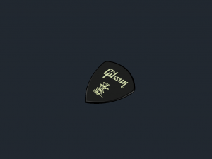 Gibson Guitar Pick 3D Printable Model 3D Print Model