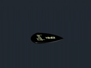 Gibson Guitar Pick 3D Printable Model 3D Print Model