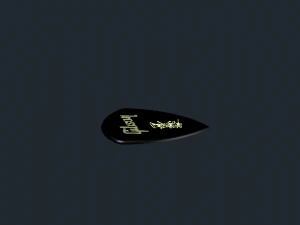 Gibson Guitar Pick 3D Printable Model 3D Print Model