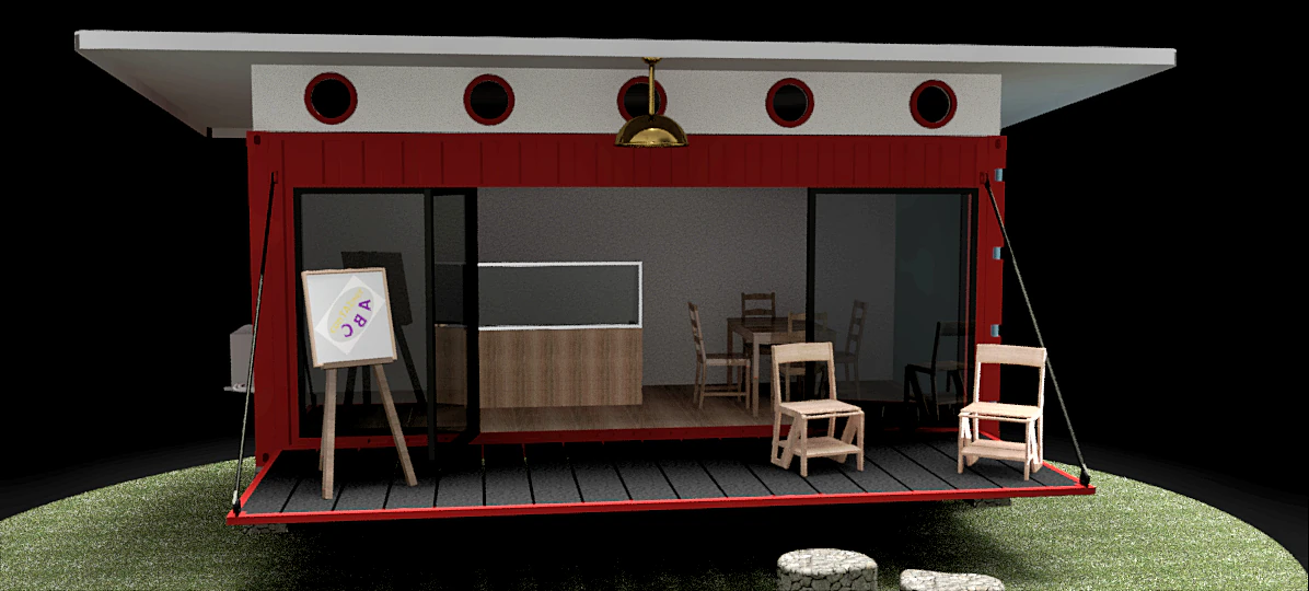 Tiny House 3D Model .c4d .max .obj .3ds .fbx .stl .blend