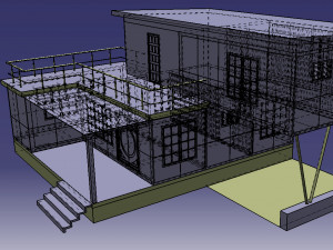 House Plan 3Dプリントモデル