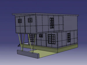 House Plan 3D Print Model