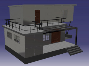 House Plan 3Dプリントモデル