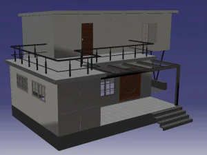 House Plan 3D Print Model