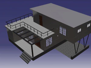 House Plan 3D Print Model