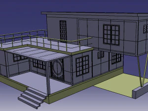 House Plan 3D Print Model