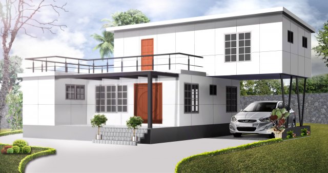House Plan 3Dプリントモデル .c4d .max .obj .3ds .fbx .stl .blend 