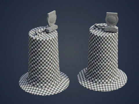 Traffic Barrel ze światłem barykadowym Zestaw rekwizyt&oacute;w PBR Gotowy do gry Low-poly Model 3D