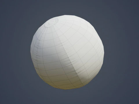 Beach Ball Prop PBR Game-Ready 3D Model