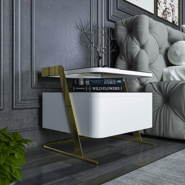 Bedside table 3D Модель .c4d .max .obj .3ds .fbx .stl .blend 