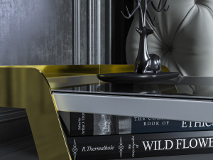 Bedside table 3D Модель