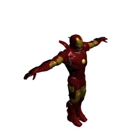 Iron man Modello 3D .c4d .max .obj .3ds .fbx .stl .blend 