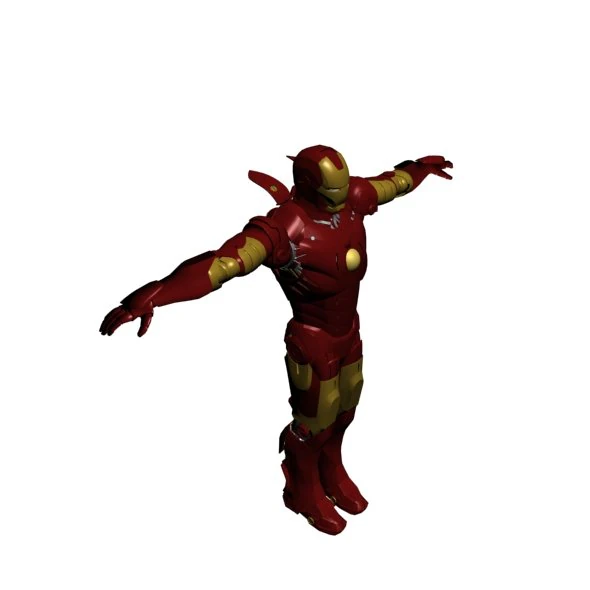 Iron man 3D Model .c4d .max .obj .3ds .fbx .stl .blend 