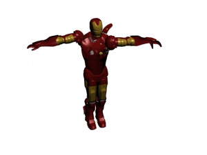 Iron man Modello 3D