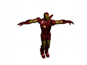 Iron man Modello 3D