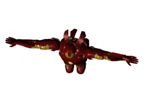 Iron man Modello 3D
