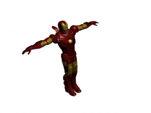 Iron man Modello 3D