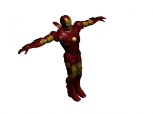 Iron man Modello 3D