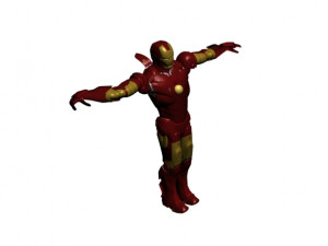 Iron man Modello 3D
