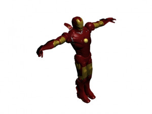 Iron man Modello 3D