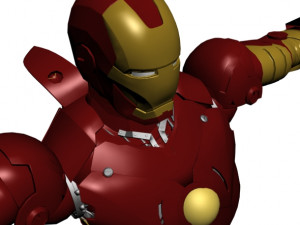 Iron man Modello 3D