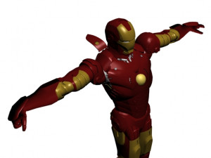 Iron man Modello 3D