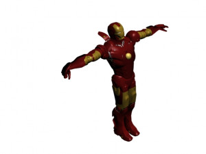 Iron man Modello 3D