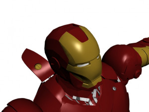 Iron man Modello 3D