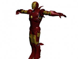 Iron man Modello 3D